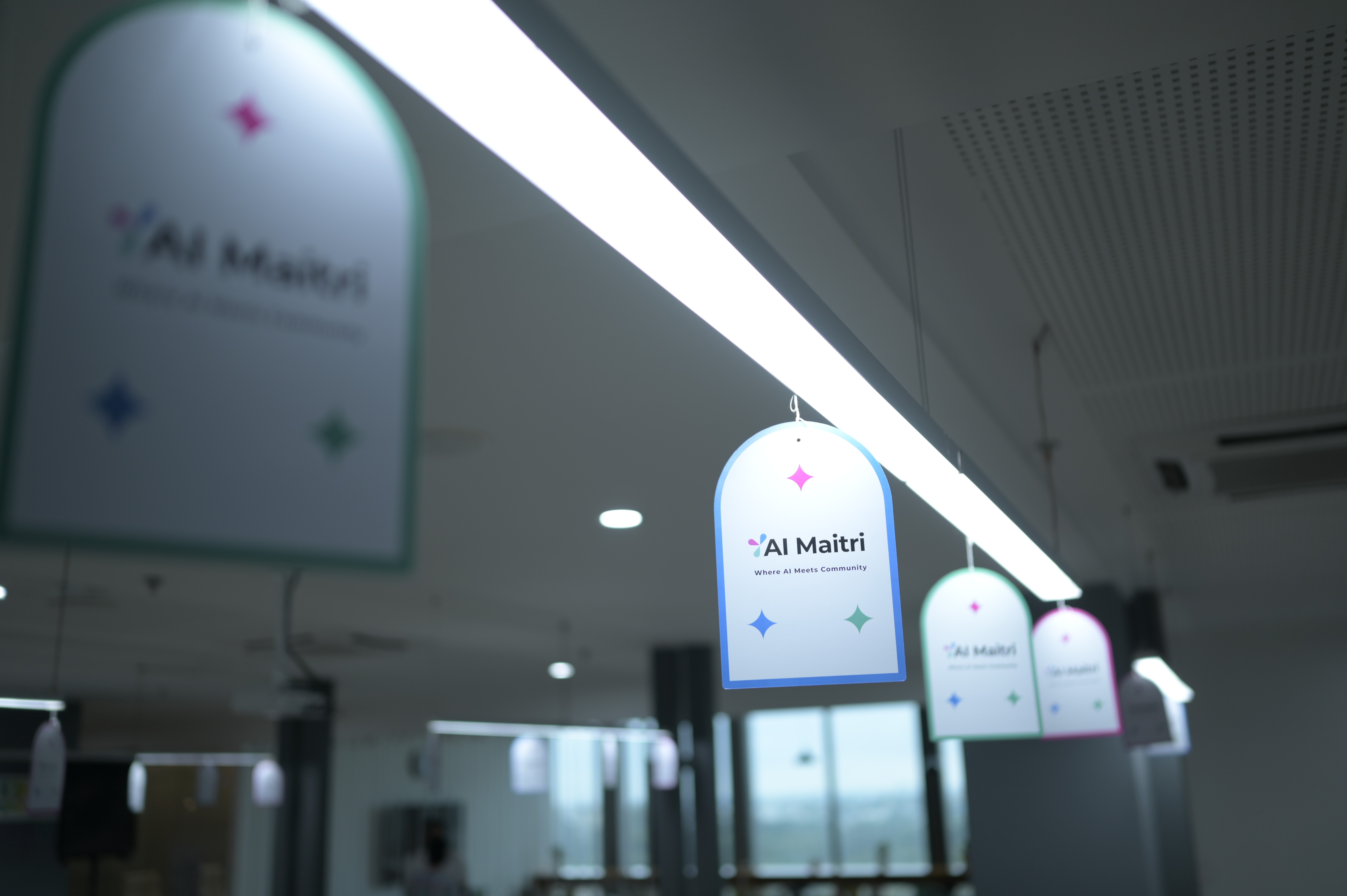 AI Maitri branding at Indore 2025 Event